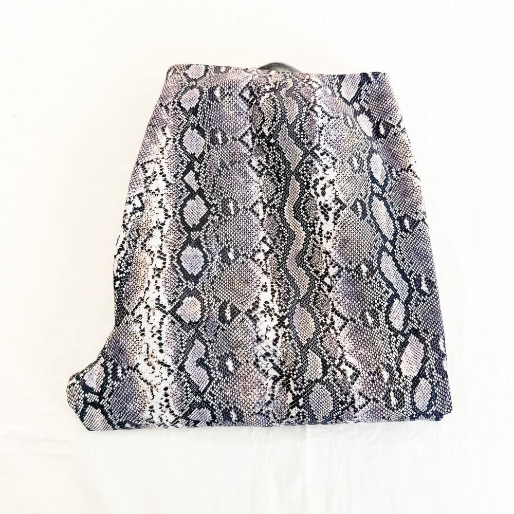 Michael Kors Snakeprint Patterned Straight Leg Pants Size 16